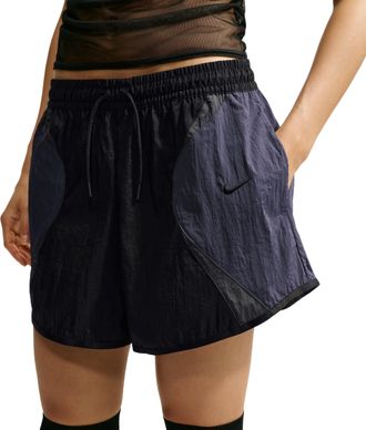Nike (WMNS) Nike Sportswear Loose Mid-Rise Track Shorts Black Gridiron Anthracite IM8404-010