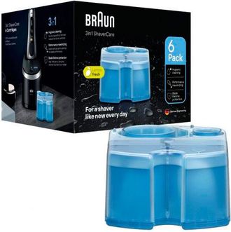 Braun Recharges 3-en-1 - Braun - Shavercare - Pour Stations Smartcare, Nettoyage Hygi&eacute;nique - Pack De 6