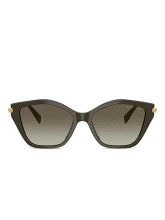 Michael Kors cat-eye frame sunglasses - women - Acetate - 52 - Black