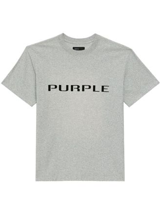Purple Wordmark Grey T-shirt