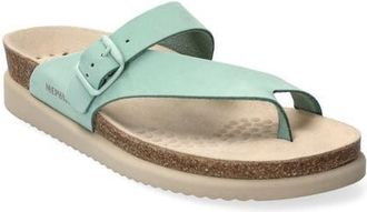 Mephisto Helen Toe Loop Sandal in Light Grass at Nordstrom, Size 11