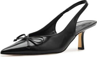 Marc Fisher Gretel Womens Shoes Black Leather : 6.5 M