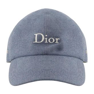 Dior Caps, unisex, Blue, Size: S Cap