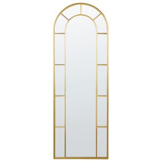 Beliani Beliani - Espejo De Pared Decorativo De Estilo Glamuroso 60 X 170 Cm En Color Dorado Crosses