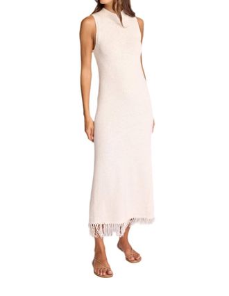 Sundays India Knit Midi Dress In Cream