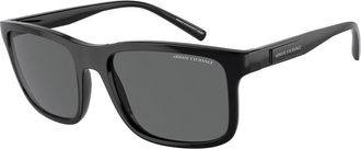 A|X Armani Exchange Dark Grey Square Mens Sunglasses AX4145SF 815887 57