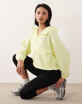 Columbia Spire Valley - Giacca a vento taglio corto gialla-Giallo