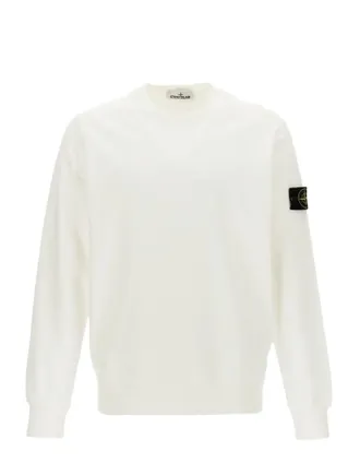 Stone Island Pullover Wei&szlig;