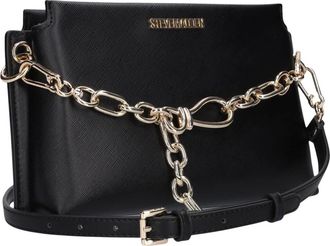 Steve Madden Tassen, Dames, Zwart, ONE Size, Leer, Bross Crossbody Tas