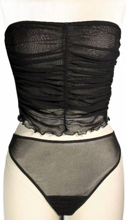Only Hearts Womens Tulle Arrow Brief In Black
