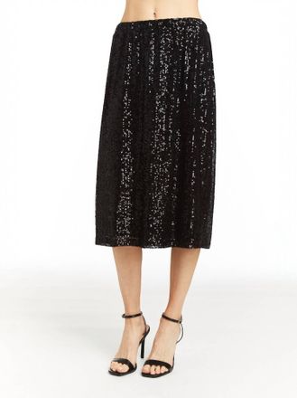 Drew Oaklynn Sequin Skirt In Black