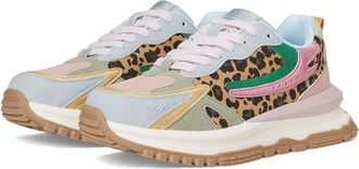 Blowfish Leo Lace-Up Shoes Womens Shoes Cloud Blue/Leopard : 7.5 M, Synthetic