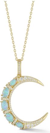 Glaze Jewelry 14K Over Silver Cz Necklace