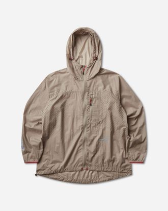 And Wander Men s Altra Ventilation Wind Jacket Beige