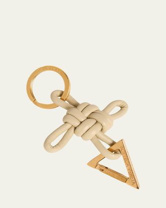 Bottega Veneta Knotted Napa Key Chain