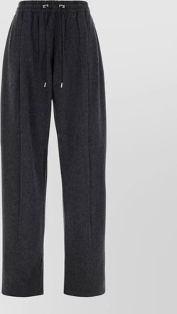 Prada wool blend wide leg tailored trousers