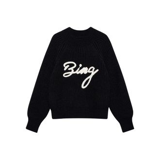 Anine Bing Logo-embroidered Sweater