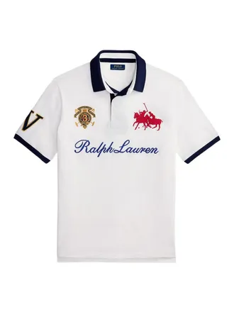 Polo Ralph Lauren White Polo Shirt In Cotton With Embroidery