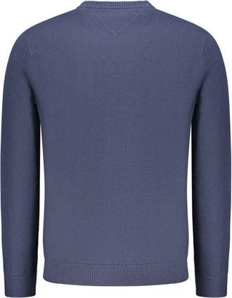 Tommy Hilfiger Embroidered Logo Sweater - Blue