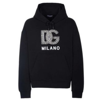 Dolce & Gabbana Heren, Sweatshirts & Hoodies, Zwart, Maat: L Katoen
