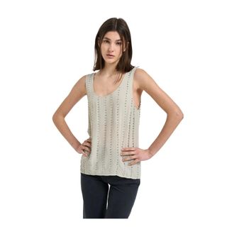 Pinko Pinko, Donna, Top, Grigio, L, new
