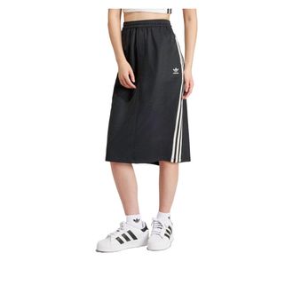 adidas (WMNS) adidas 3-Stripes Skirt Asia Sizing Black White IR6101
