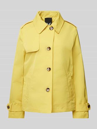 Fuchs Schmitt Trenchcoat mit Umlegekragen in GELB, Gr&ouml;&szlig;e 36