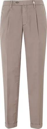 Myths Turtledove Zeus Turn-Up Waist Loops Wool Trousers