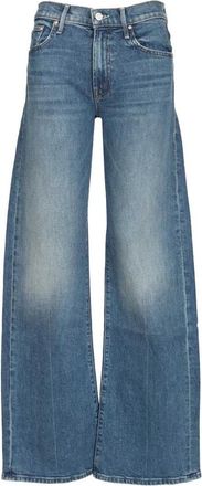 Mother Mid Rise Lasso Sneak - Dames - Loose Fit Jeans - Blauw - W29 - Denim - Jeans