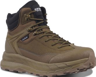 Icepeak Wanderschuh ICEPEAK AKAA MR, Herren, Gr. 42, gr&uuml;n (olive), Synthetik, Schuhe Wanderschuh, wasserdicht