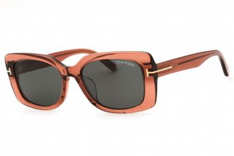 Tom Ford Brown Gradient Square Ladies Sunglasses FT1170-K 48F 54