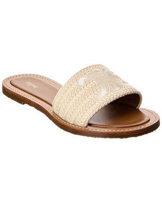 Celine Celine Lympia Canvas Sandal