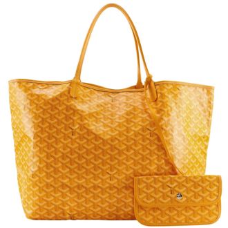 Goyard Saint Louis Yellow Pvc Tote Bag (Pre-Owned)