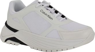 Calvin Klein Womens Womens Amyra Sneaker - Open White - 10