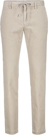 Alberto Jump Chino - Heren - Chinos - Beige - W33 L34 - Katoen - Broeken