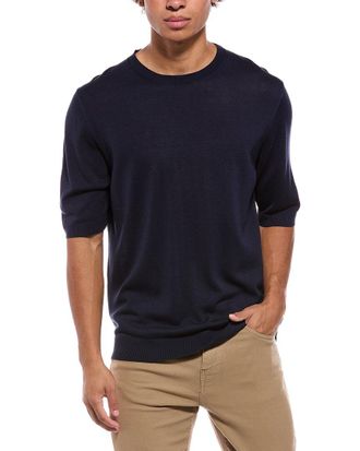 Isaia Silk Crewneck Sweater