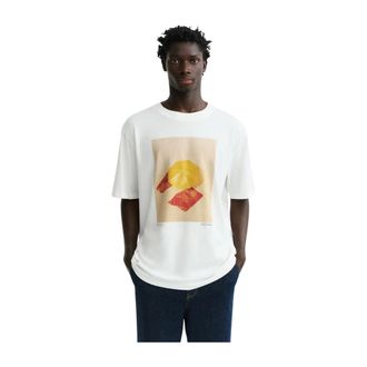 Thinking Mu Tops, Heren, Wit, M, T-shirts