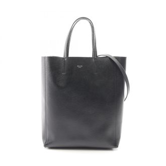 Celine Black Leather Handbag Tote Bag (Pre-Owned)