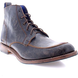 Bed St&uuml; Lincoln II Moc-Toe Boot in Black Lux at Nordstrom, Size 11.5