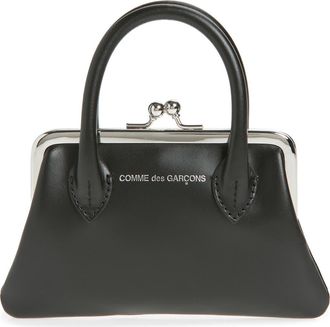 Comme Des Gar&ccedil;ons Medium Frame Top Handle Bag in Black at Nordstrom