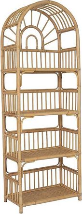 Vente-Unique Estanter&iacute;a de rat&aacute;n - 4 estanter&iacute;as - Color: natural - IRISOU