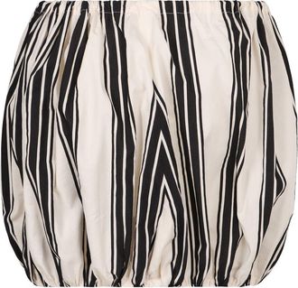 Philosophy di Lorenzo Serafini Womens Cotton Mini-skirt - Ivory - Size EU 38 (Womens)