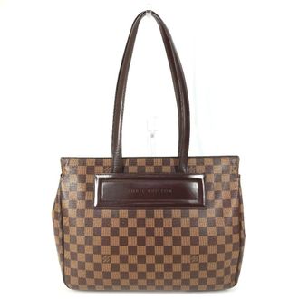 Louis Vuitton Brown Damier Canvas Shoulder Bag Tote Bag (Pre-Owned)
