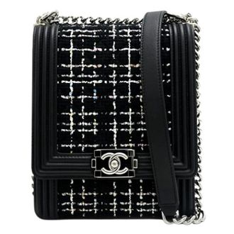 Chanel Pre-owned Vintage Schoudertas - Dames - Pre-owned - Zwart - Maat: ONE Size Leer