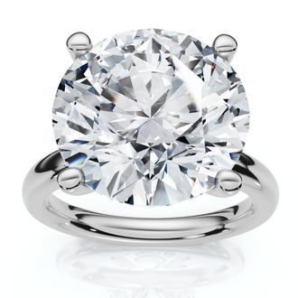 Pompeii3 Certified 9Ct Aurora Solitaire Diamond Engagement Ring Lab Grown