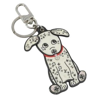 Louis Vuitton Pre-owned Accessories, female, White, Size: ONE SIZE Pre-owned Rubber Key Holder