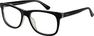 Police Black Cellulose Acetate Glasses Mens (Frames)