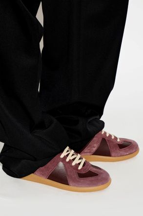 Maison Margiela Replica Sports Shoes, Mens, Burgundy