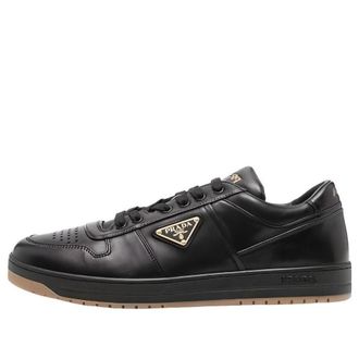 Prada SS26 Downtown Nappa Leather Sneakers Black 2EE364-038-F0633