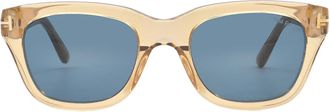 Tom Ford Snowdon Blue Square Mens Sunglasses FT0237 45V 52